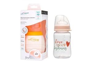 NIP Flaschenkühler Cool Twister + NIP Flasche 260ml mit Sauger Gr. M ab Geburt