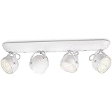 Philips Dyna Lampada con 4 Faretti, LED, Bianco
