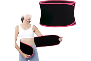 VQEOEOT Bauchweggürtel Herren Damen, Fitness Gürtel, Waist Trainer Damen Schwitzgürtel Verstellbarer Neopren Sauna Bauchgürtel, Verstellbarer Taillengürtel für Fitness, Sport & Alltag