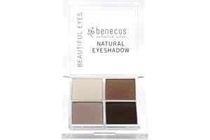 benecos – naturalne kosmetyki – Quattro Eyeshadow Palette – wegański – kawa i krem