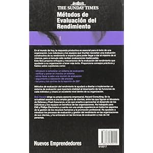 Métodos de evaluación del rendimiento (Nuevos Emprendedores)