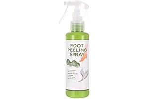 ANSHKA Olio spray per peeling ai piedi, spray per rimuovere la pelle morta, rimuove la pelle morta in pochi secondi, esfoliante per la pelle morta per pedicure e talloni ruvidi, pelle secca e calli (verde)