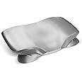 Satin Pillowcase for Zelimun Cervical Pillow, Ergonomic Pillow Case, Smooth & Soft Pillowcase for Sleeping Pillow, Pillow Cover with Zipper (Light Gray)