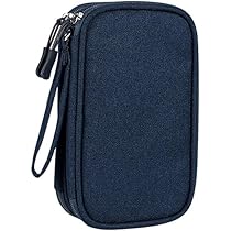 Borsa Organizer Per Cavi Elettronici - 3 Strati, Portatile, Con Tante Tasche, Colore Rosa - Foto 11