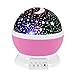 Produktbild KAIMENG Romantic Colorful Starry Lamp Magic Diamond Rotating Projector Night Light Bed lamp great Gift For Child Starry Sky For Kids, Girlfriend, Bedroom, Party Decor, Gift Color3