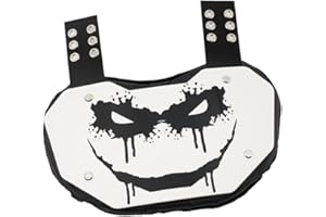rockible Football Backplate, Professioneller Jugend-Fußball-Rückenprotektor, Football Back Pad, Rugby Back Pads Atmungsaktiv, Rückenprotektor Hochschlagfester Schutzteller für Trainingsspieler