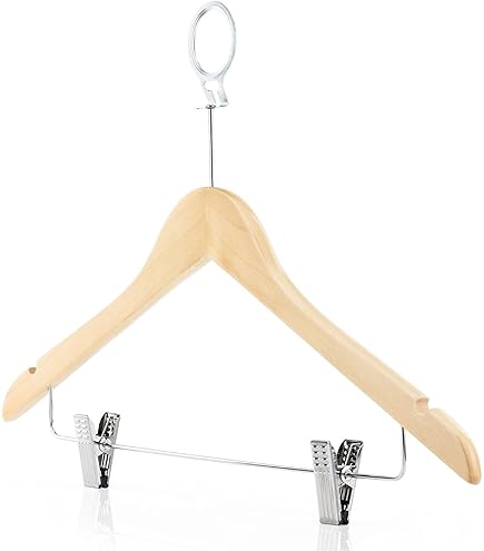 4 Appendiabiti In Legno Wenko - Tipo Hotel, Marrone, Per Cappotti E Abiti - Foto 6