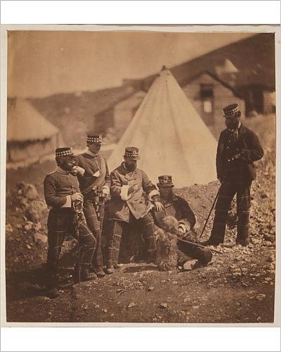 Download Photographic Print of Officers of the 71st Highlanders