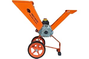 Forest Master FM4DD Flismaskin Eldriven kompakt 4 HP flishugg, Flis upp till 50 mm grenar, Portabel, Lättvikt, Fungerar 220-2