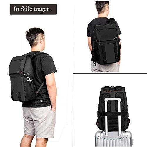 DTBG l  ssiger Rucksack leichtgewichts Daypack mit Utensilientaschen   17 3 Zoll Laptop Rucksack Computer Tasche mit USB Anschluss   unisex Outdoor Wa