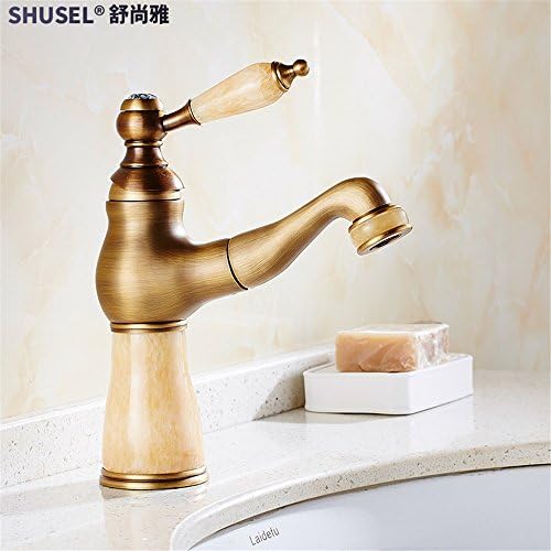 RACHELER Gold Washbasin Faucet hot and cold pull the telescopic-basin mixer brass body spray showers to wash it