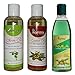 KAZIMA Combo of Olive Oil + Castor Oil and Amla Herbal Hair Oil (Each 100ML) Anti Hair Fall Control & Hair Growth RS.399.00
