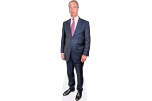 CELEBRITY CUTOUTS Nigel Farage (Suit) Mini Size Cutout