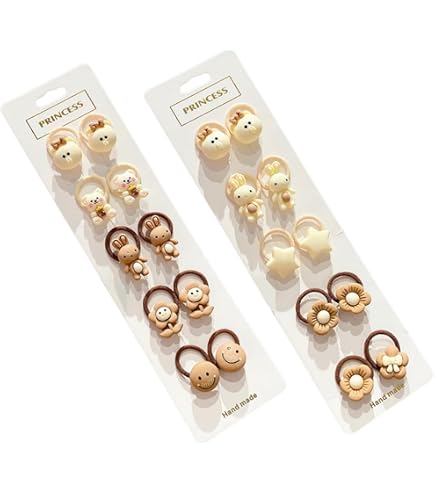 luoshaPUCY 40 Pezzi Elastici per Capelli Bambina, Mini Fiocchi Fiocchi per Capelli Elastici per Bambini, Elastico Capelli Bambina Fiocco 2''(20 Colori