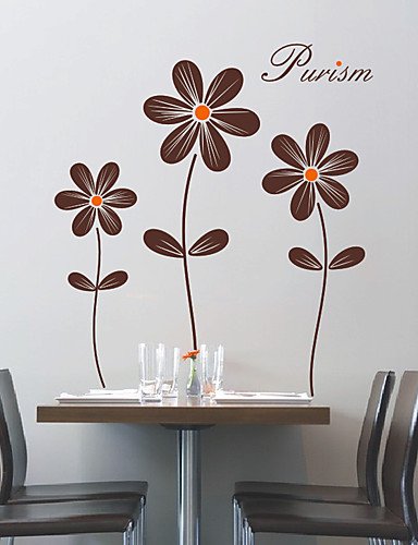 Preisvergleich Produktbild Sunflower Gartentischdecke Wand Aufkleber braun