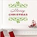 Produktbild GJX@ Wand-Sticker Weihnachten Home Decor abnehmbare Wand Aufkleber Kunst Dekorationen Schriftsatz , 42*47cm
