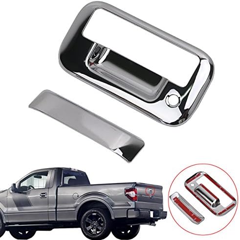 Triple Chrome Tailgate Door Handle Cover Plated ABS
