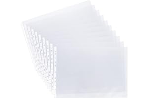 GRAFOPLÁS Grafoplas 5571800 Pochettes à trous en polypropylène, format DIN A3 paysage Transparent