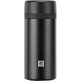 Zwilling Thermo &Ccedil;ay Demlikli Matara, Paslanmaz &Ccedil;elik, Siyah, 420 ml