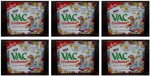6 x Packs Of NEW Vac Disc Freshener For All Vacuum Cleaners 36 Fresheners