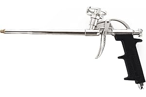 ColdShine Foam Gun Heavy Duty Professional Foaming Gun Metal PU Expanding Foam Gun for Caulking Filling Sealing Home Office Use