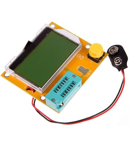 LCR-P1 - Tester per transistor con schermo a colori, misuratore di resistenza LCR ESR, condensatore a diodi multifunzione NPN PNP MOSFET