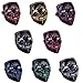 Produktbild HYXGG Halloween EL Light Maske Schwarzlicht Kalt Maske Ktv Dance Party Led Maske Kaufen Sie eine Get One Free
