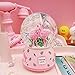 Produktbild Driverder Musical Box Dekoration Geschenk Unisex Niedlichkeits-Flamingos-Kristallball-Spieluhr Rosa