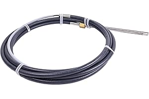 Holdia SSC6219 Safe-T QC 19ft Rotary Mechanical Steering Cable Compatible with Teleflex Marine SH5094P SH5180P SH5294P SH91190P SH91526P SH91527P SH91523P and SH91524P helms
