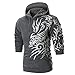 Produktbild Sannysis Herren Slim Fit Hoodie Männer Langarm-Kapuzenpullover Sweatshirt Top Tee Outwear Bluse