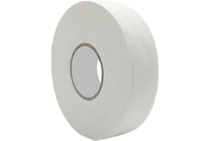 Kaslaider Hockey Stick Tape Roll, 2.5cm*25m Hockey Grip Tape, Non Slip Self-Adhesive Ice Hockey Tapes, Sports Grip Cloth Tape for Hockey Tennis Squash Racket Badminton Grip Golf Pole Fishing Rod