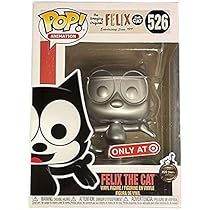 Funko POP! Animation 526 Felix The Cat Exclusive Metallic Silver