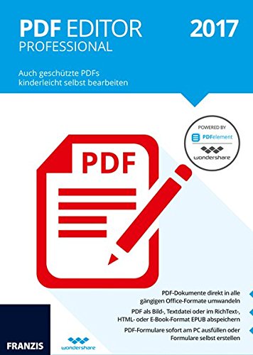 Preisvergleich Produktbild Franzis PDF Editor Pro 2017