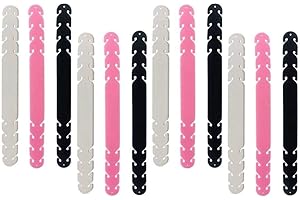 FUN UNLIMITED PRODUCTS 12 Stück - Maskenhaken – Mundschutz Maskenhalter zum Schutz der Ohren - Verstellbarer Maskenverlängerungsgurt Maskenverlängerungshaken Gehörschutzhaken