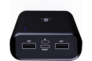 VERICO Power Bank Power Pro PD 20000 mAh Power Delivery, LiPo Lithium Polymer, externer Akku, externes Ladegerät, Output: 2 x USB-A und 1 x USB-C, Input: 1 x Micro-USB und 1 x USB-C, schwarz