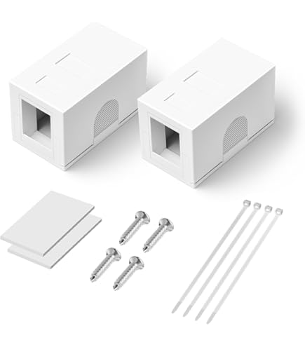 Lumonic Opbouw CAT7 Netwerkcontactdoos 2-Port RJ45 - Retrofit Zonder Breken - 10 Gbit/s