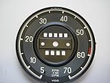  Zifferblatt, Tachoscheibe 190 SL DZM metall