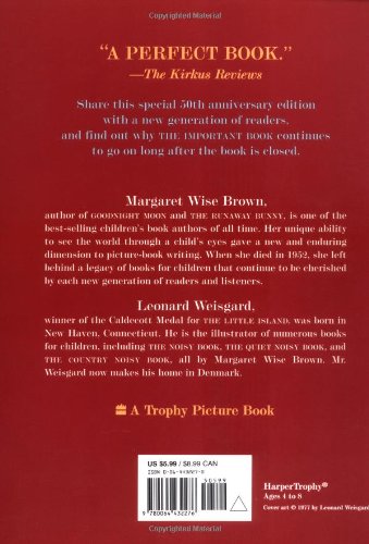 Book's Cover of The Important Book