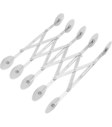 Lacor Tagliapasta Riccio Allungabile - 5 Ruote In Acciaio Inox Per Impasti - Foto 10