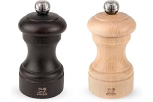 Peugeot 2/22594 Madera de molinillo de sal / pimienta bistró, 5 x 5 x 10 cm, natural (el embalaje puede variar)