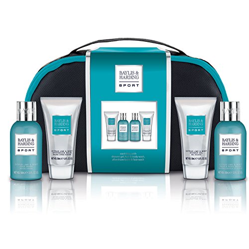 Baylis & Harding Men Citrus Wash Bag, Lime and Mint