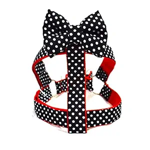 That Dog In Tuxedo Huckleberry Dog Bow Tie Harness -Beatles (Large, Black)