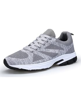 KOUDYEN Unisex Herren Damen Laufschuhe Turnschuhe Leichte Schnürer Sportschuhe Atmungsaktiv Freizeit Fitness Gym...