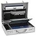 Price comparison product image Alumaxx Kronos Laptop Attache Case with Padding 2 Combination Locks Silver Aluminium Ref 45131