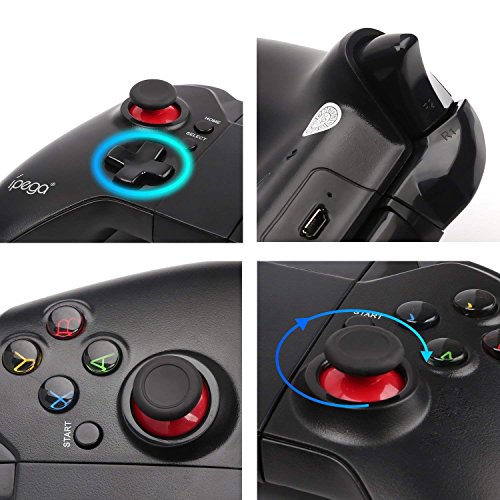 PowerLead Gap   mando cl  sico Bluetooth Wireless Gamepad del juego  con funci  n de rat  n  para PC Samsung MOTO HTC Addroid TV Box Tablet