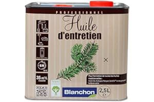 huile d'entretien parquet - blanc - 2.5 litres - Blanchon