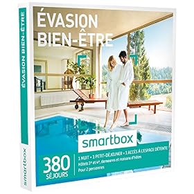 SMARTBOX – Coffret Cadeau – Evasion Bien-Etre – 380 Sejours : Maisons d&rsquo;hotes, Hotels d&rsquo;exception, Chateaux, Demeures de charme