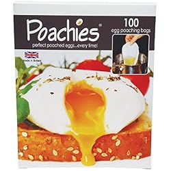 Poachies Sachets à pocher Les œufs Sacs, 17 x 13,5 x 3 cm, Lot de 100
