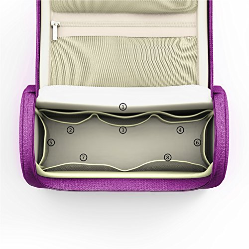 DoubleVillages Wasserdicht Kulturbeutel Damen Herren Reise Kulturtasche Kosmetiktasche Zum Aufhaengen Waschtasche / Make up Tasche / Waschbeutel - 5