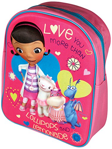 Preisvergleich Produktbild Disney Doc Mcstuffins Lutscher und Limonade "3d Gepolsterte Schultasche Rucksack Tasche